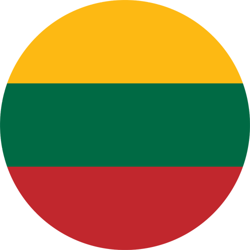 Monthly Newsletter August 2025 Lithuania Round Flag